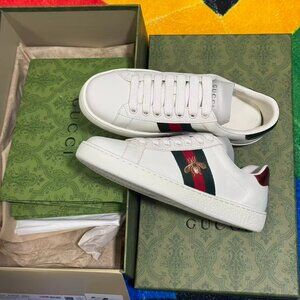 Gucci Ace Embroidered Bee Women Sneakers